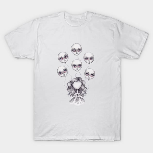 Daily Faces T-Shirt by Enchanted Fields